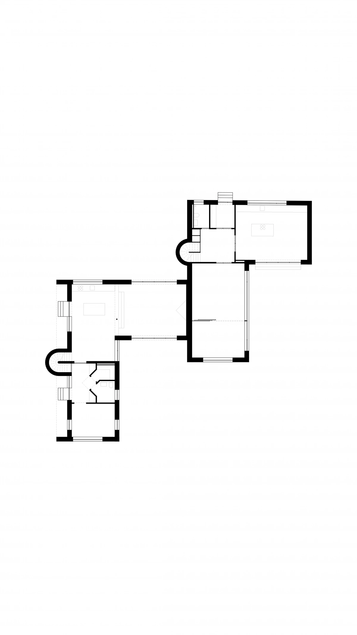 Wohnungsbau Grundriss Plan Naubau Villa Berlin Zehhlendorf Architektur Natur Garten